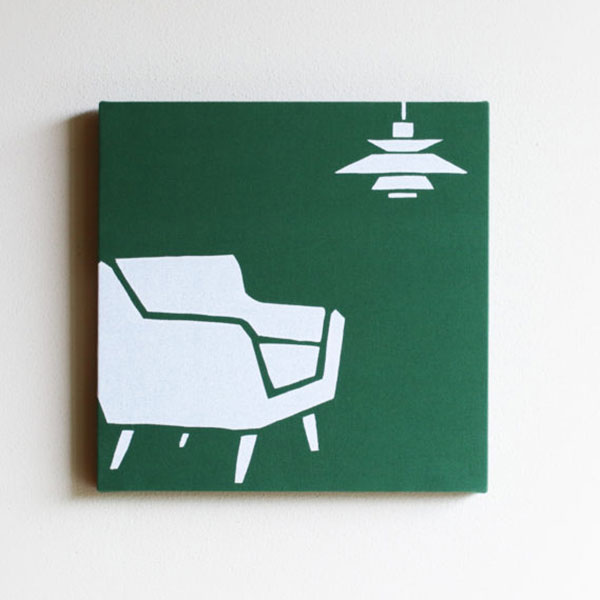 ソファー ファブリックパネル 30×30cm