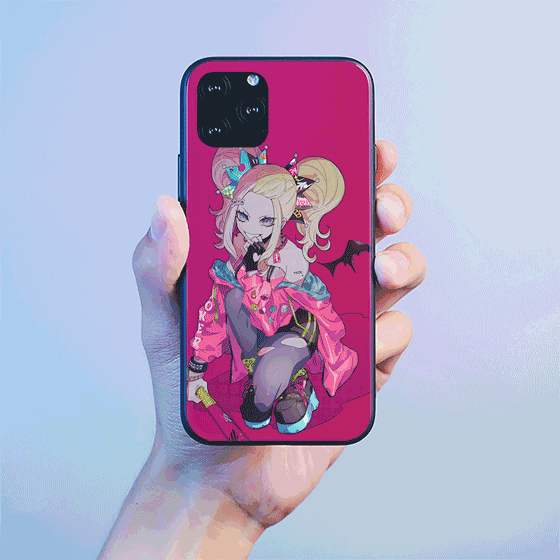 ジョーカー 光るiphoneケース おしゃれ 黒 軽量 スマホケース 薄い 耐衝撃 アイフォンケース 全機種対応[3]
